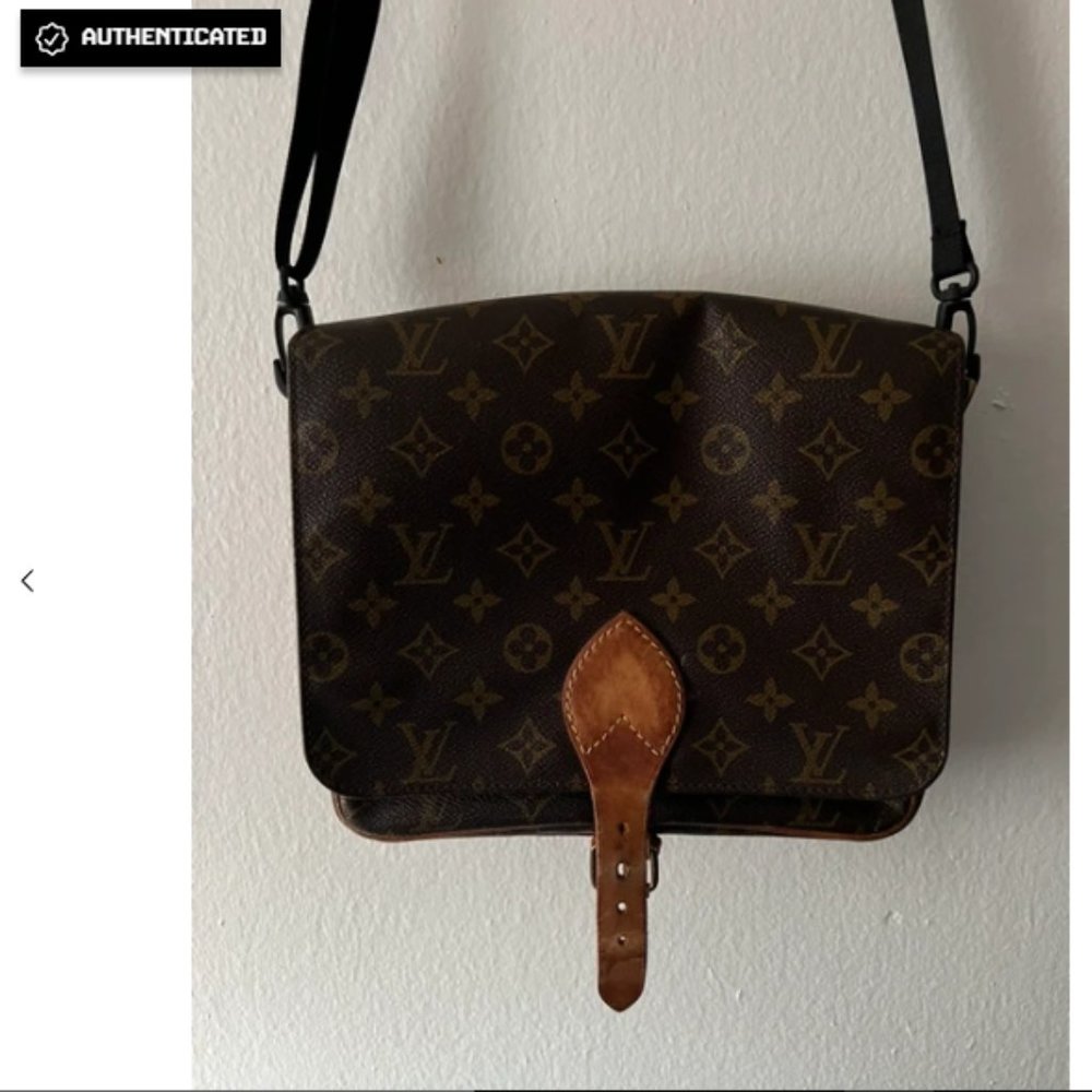 LOUIS VUITTON Cartouchiere GM Shoulder Bag Monogram AUTHENTIC